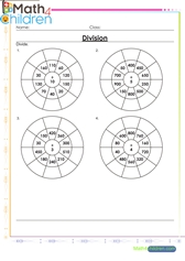  Division circle drill