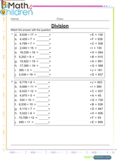  Division match up exercise