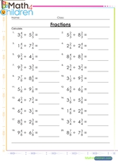  Division of mixed fractions