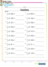  Fraction of numbers