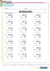  Multiplication with money values