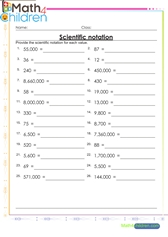  Scientific notation 1