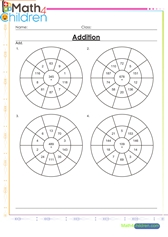  Addition circle drill