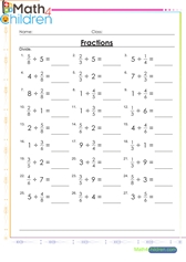  Division of fractions