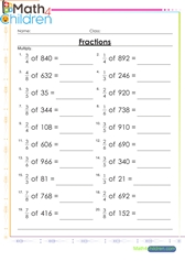  Fraction of numbers