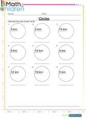  Area of circles