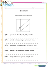  Geometry identifying segments