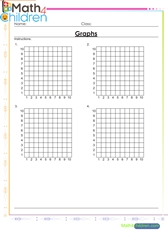  Bar and linear graphs practice sheet