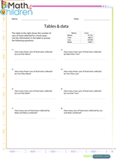  Table sheet 5