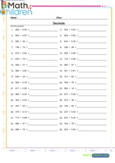  Decimal division