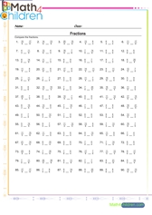  Impropper fraction comparisons