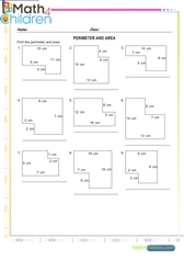  L shapes perimeter area