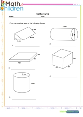  Surface area of complex figures