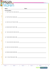  Mixed decimal number patterns2