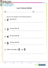  Least common multiple