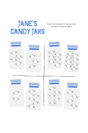 comparison worksheet, more or less