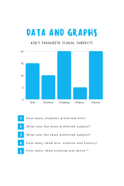 Data and graphs worksheet