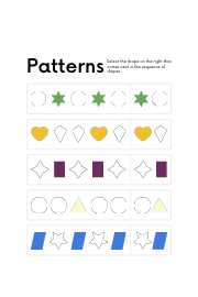 Selecting the right pattern in a sequence