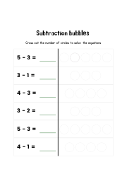 Subtraction quick facts worksheet pdf