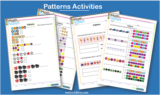 Pattern worksheets for grade 1