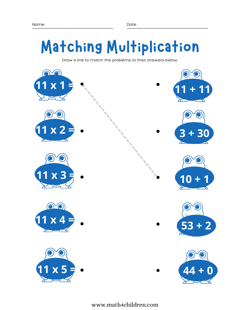 the 11 times table