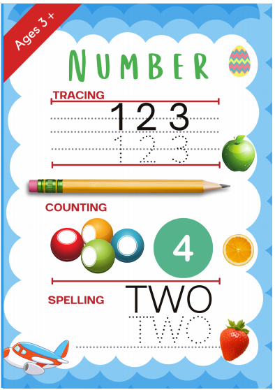 Number Tracing Book: Trace Numbers Writing Practice Workbook for Pre K,  Kindergarten and Kids Ages 3-5, Learn numbers 0 to 20! (Math Activi  (Paperback)